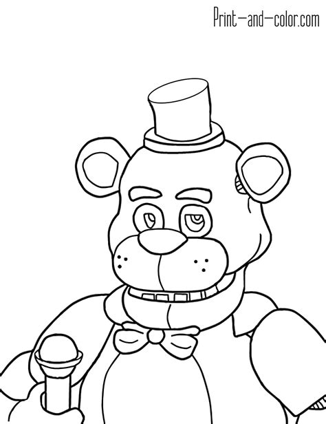Create meme fnaf coloring fnaf toy chica coloring pages. Five nights at freddy's coloring pages | Print and Color.com