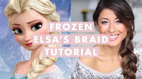 How to braid your hair like a headband with short hair. Frozen Elsa's Braid Hair Tutorial - YouTube