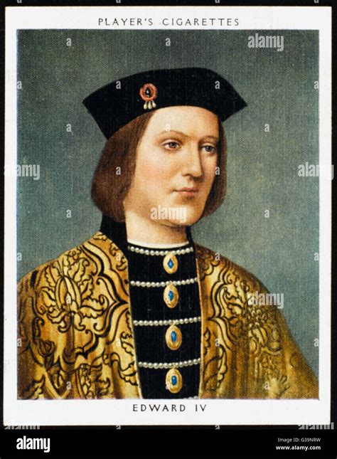 King Edward Iv Reigned 1461 1483 Date 1442 1483 Stock Photo Alamy