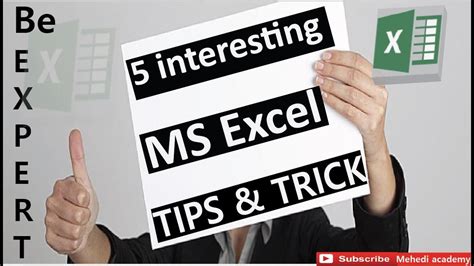 5 Most Interesting Ms Excel Tips And Trick 2019 MS Excel Top 5 Tips