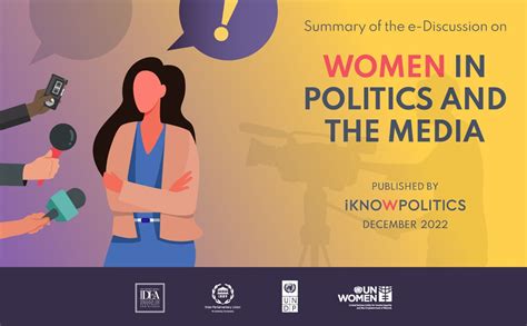 Women In Politics And The Media International Idea