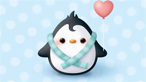 Cute Animated Penguins Wallpaper Clipart Library