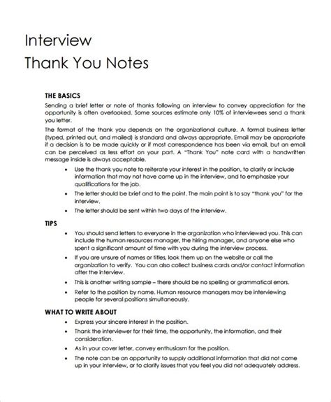 Free 22 Sample Thank You Note Templates In Ms Word Pdf Sample