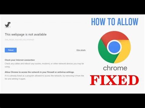 Fix Allow Chrome To Access The Network In Your Firewall Or Antivirus Settings GigabyteNordic Com