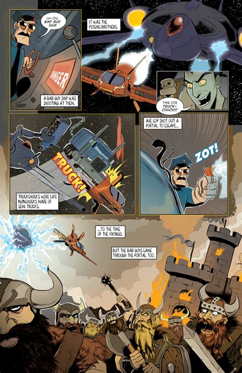 Read Online Axe Cop Bad Guy Earth Comic Issue 2