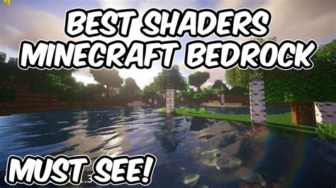 BEST Shaders For Minecraft Bedrock Edition WORKING PC Xbox One PS MCPE Switch