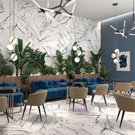Larisa Blue Marble Porcelain Tiles From Alistair Mackintosh