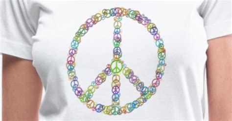 Peace Sign Of Peace Signs Womens V Neck T Shirt Spreadshirt