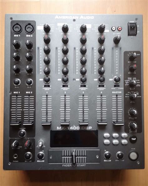American Audio Mx 1400 Dsp Four Channel Dj Mixer W Effects Like New