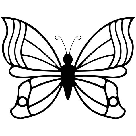 Free Butterfly Template Printable
