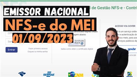 Nova Nota Fiscal ServiÇo Mei Passo A Passo De Como Emitir No Emissor Nacional Nfs E Gratuito