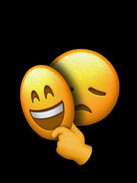 Sad Fake Smile Emoji 750x1000 Wallpaper