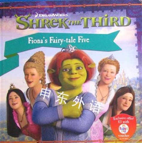 Shrek The Third Fiona Fairy Tale Five电影表演艺术艺术与音乐儿童图书进口图书进口书原版书