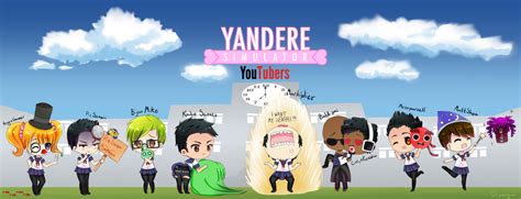 Yandere Simulator Youtubers Crossover By Yukipengin On Deviantart
