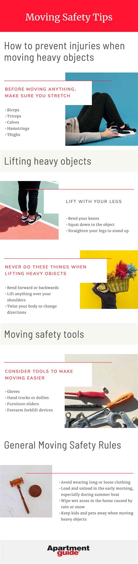 Moving Safety Tips Infographic