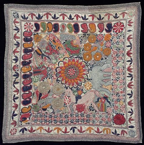 Kantha The Embroidered Quilts Of Bengal From The Jill And Sheldon
