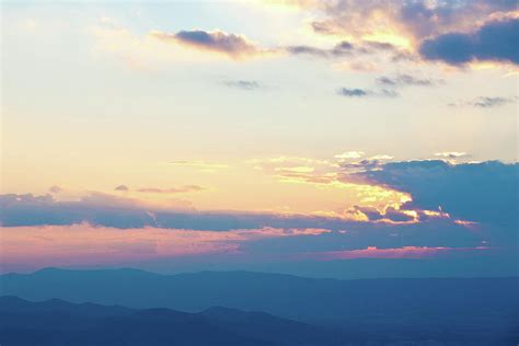 Blue Ridge Mountains Sunset Shenandoah National Park Virginia 0898254