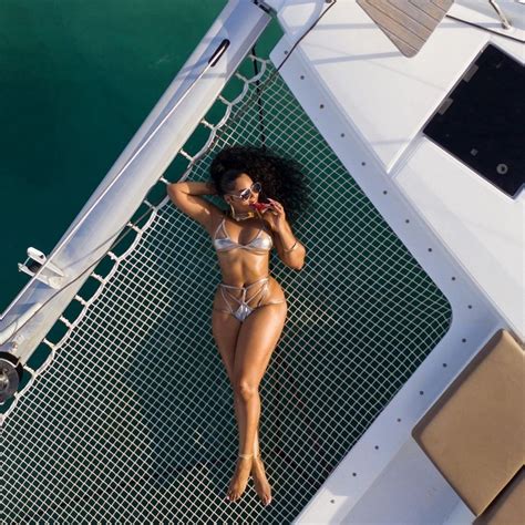 Ashanti Almost Looks Naked In String Bikini 9 Photos Video The