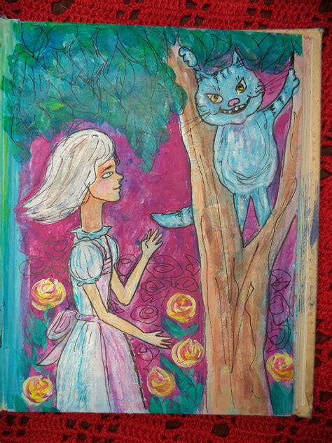 Vikas Painting Alice In Wonderland My Acrylic Illustrations
