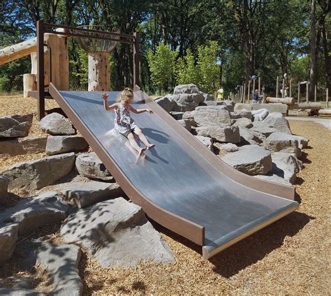 Playground Slide Natural Playground Backyard Playground Playground Equipment Outdoor