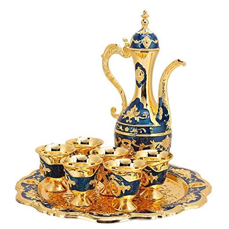 Vintage Turkish Coffee Pot Set Model 8 46x5 11in Tea Flask Medium Tea