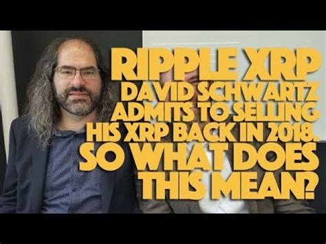 The stable coin tether overtakes xrp and is now in 3rd place. Ripple XRP: David Schwartz Admits To Selling His XRP Back ...