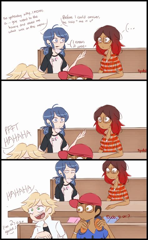 Miraculous Tales Of Ladybug And Cat Noir Marinette Alya Adrien And Nino Comics Ladybug