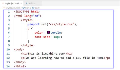 How To Add A Css File In Html