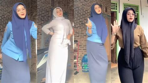 Tiktok Perawat Jilbab Cantik Body Semok Tembem Toket Gede Goyangan Super Hot Bikin Tegang Youtube