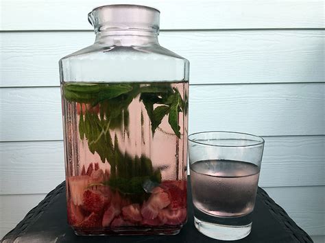 Strawberry Basil Infused Water Leanmeankitchen A Healthy Recipe Blog
