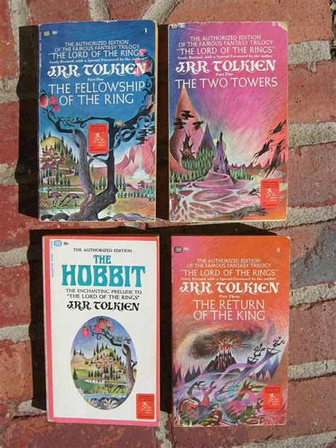 Jrr Tolkien Lord Of The Rings Trilogy 1969 Hobbit 1972 Ballantine