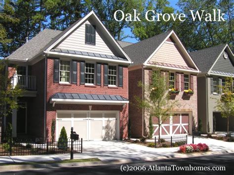 Oak Grove Walk Townhomes In Decatur Georgia