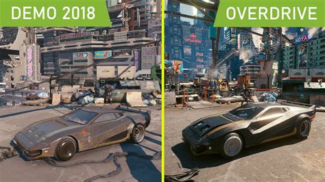 Cyberpunk 2077 2018 Demo Vs 2023 Overdrive Update Graphics Comparison