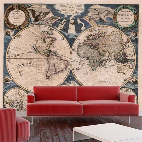 Mapa Mundi En Espanol Murales Posters Pared Mapa Mural Del Mundo Images