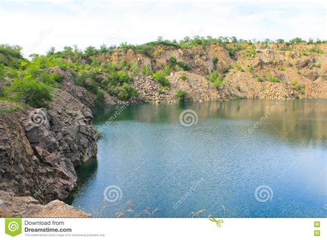 Lake At Abandoned Quarry Stock Photo Image Of Mountain 78332532