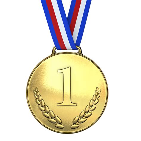 Gold Medal Silver Medal Award Clip Art Medals Set Transparent Png My