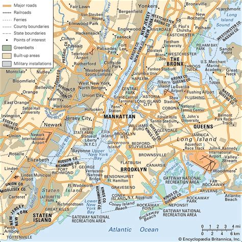 Map Of New York City And Surrounding Areas Agnese Latashia