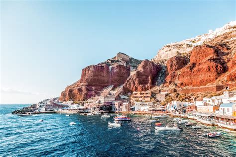 Guide To Santorinis Magical Amoudi Bay Cafes And Getaways