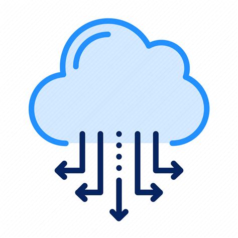 Cloud Data Traffic Icon Download On Iconfinder