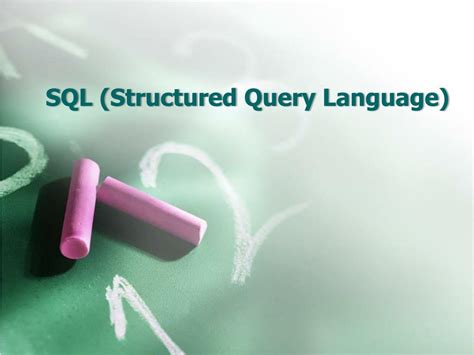 Ppt Sql Structured Query Language Powerpoint Presentation Free