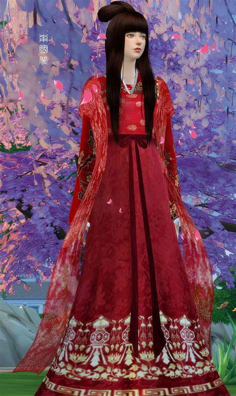 Traditional Ancient Chinese Female Costume The Sims 4 P1 Sims4