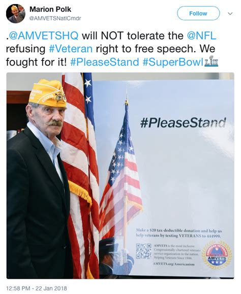 The Nfl Just Rejected A Veterans Group S Pleasestand Super Bowl Ad Mrctv