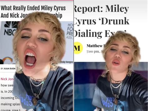 Miley Cyrus Mocks Headlines About Her Dating Life In Amusing Tiktok