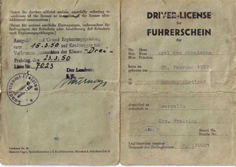 Illahie My Parents First Drivers Licences Issued In 1948 And 1951