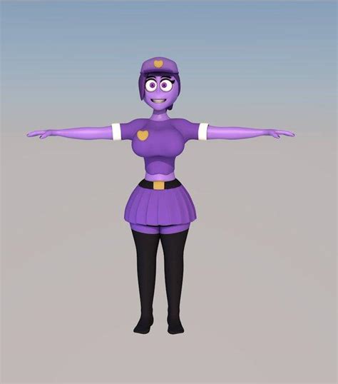 SFMLab Purple Girl Wandy Blender And Sfm By Nightbot Herogrey