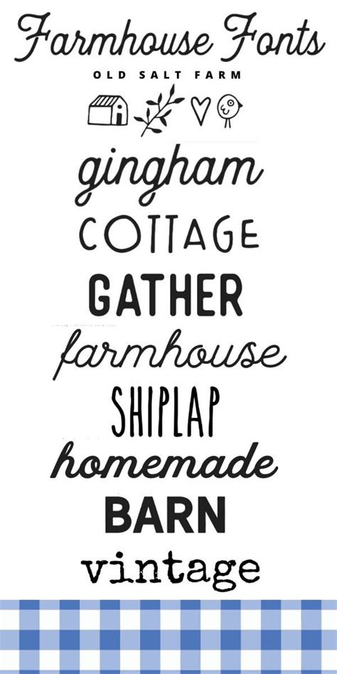 Best Farmhouse Fonts Where To Find Them Old Salt Farm Artofit