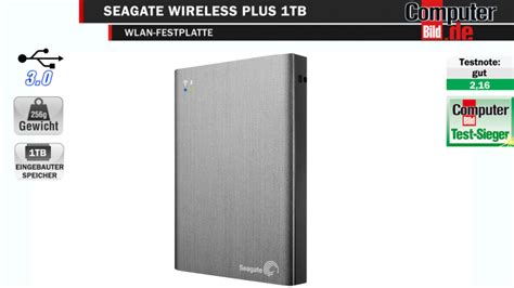 Ahorra con nuestra opción de envío gratis. Seagate Wireless Plus 1 TB: Der Testsieger - COMPUTER BILD
