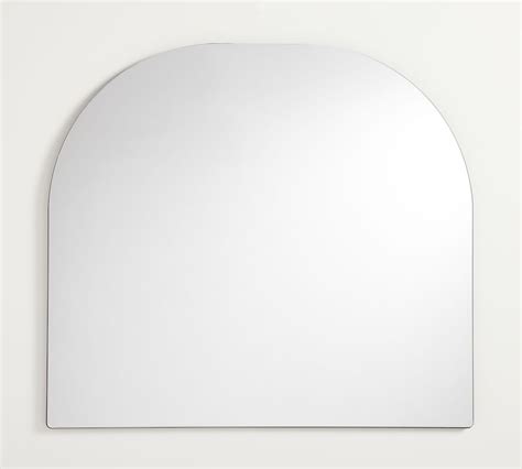 Rienne Frameless Arch Mantel Mirror Pottery Barn Arch Mirror Mirror Art Floor Mirror Mantel