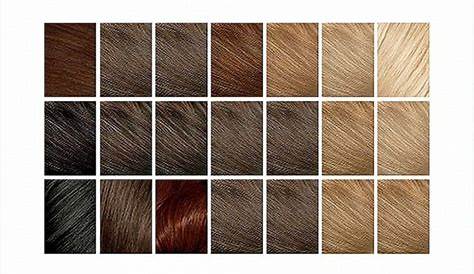 hair cellophane color charts