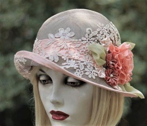 1920s Womens Summer Fancy Wedding Hat Cloche Vintage Flapper Style 20s